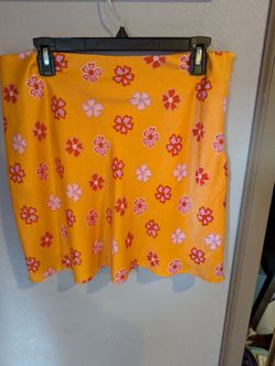 Cotton On Summer Flower, Flowy Skirt Size Large