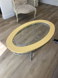 Wood and Glass table