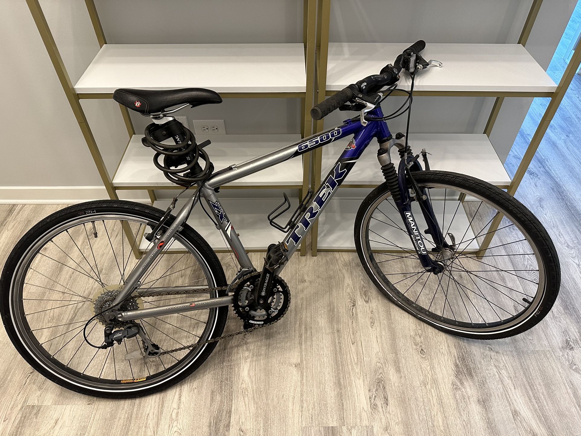 1995 Trek 6500 Alpha ZX Mountain Bike Ice Silver / Indigo