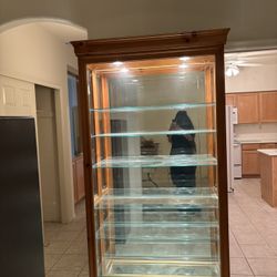 Pulaski Furniture Pine Curio Cabinet