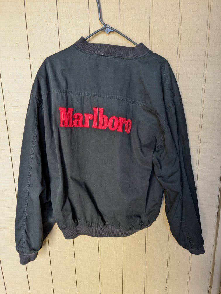 Vintage Reversible Marlboro Bomber Jacket Size Large
