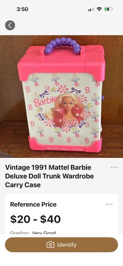 Vintage Mattel Barbie Deluxe Trunk Wardrobe 