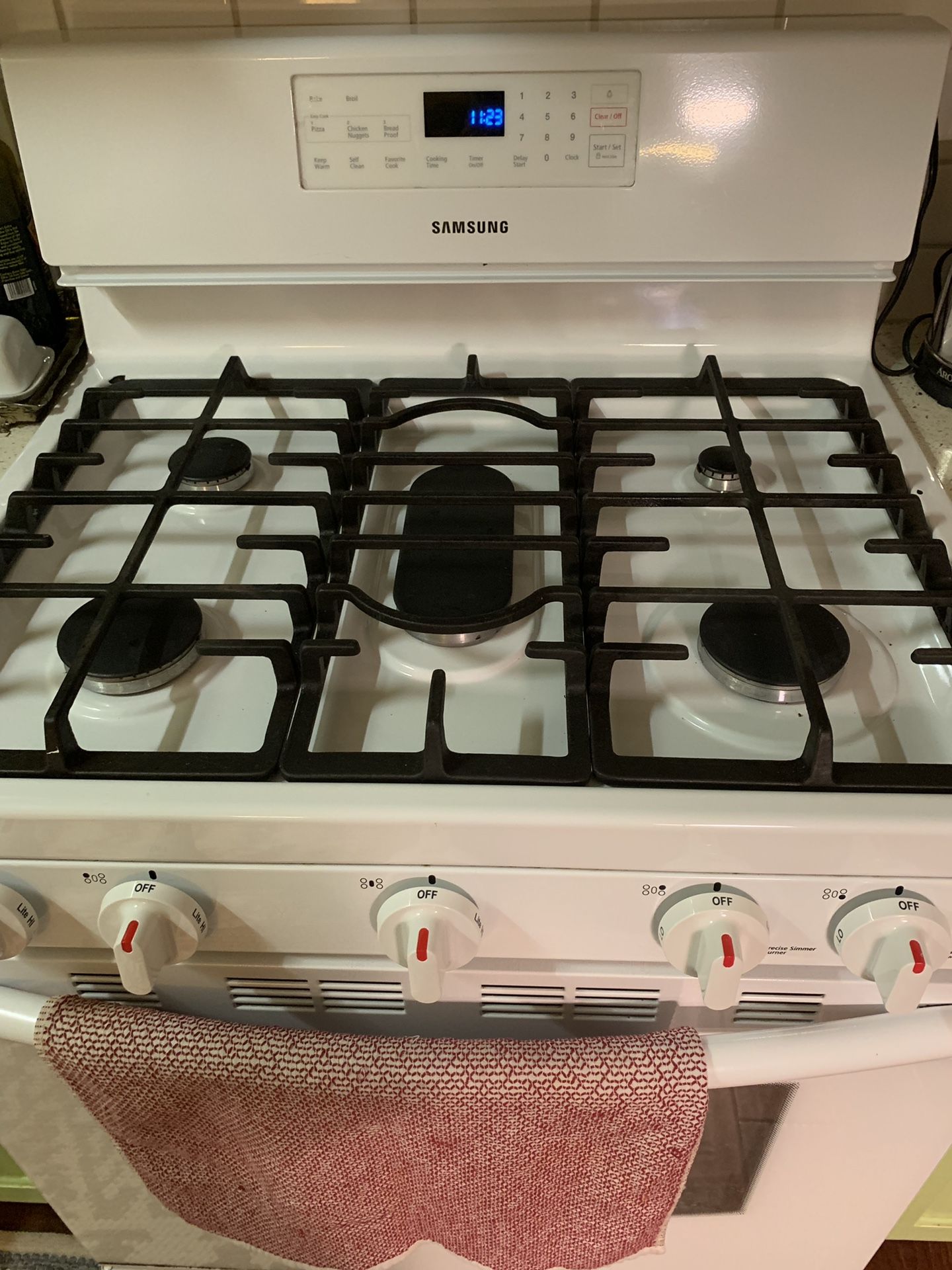 Samsung gas stove and oven