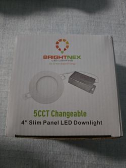 4" slim panel led downlight