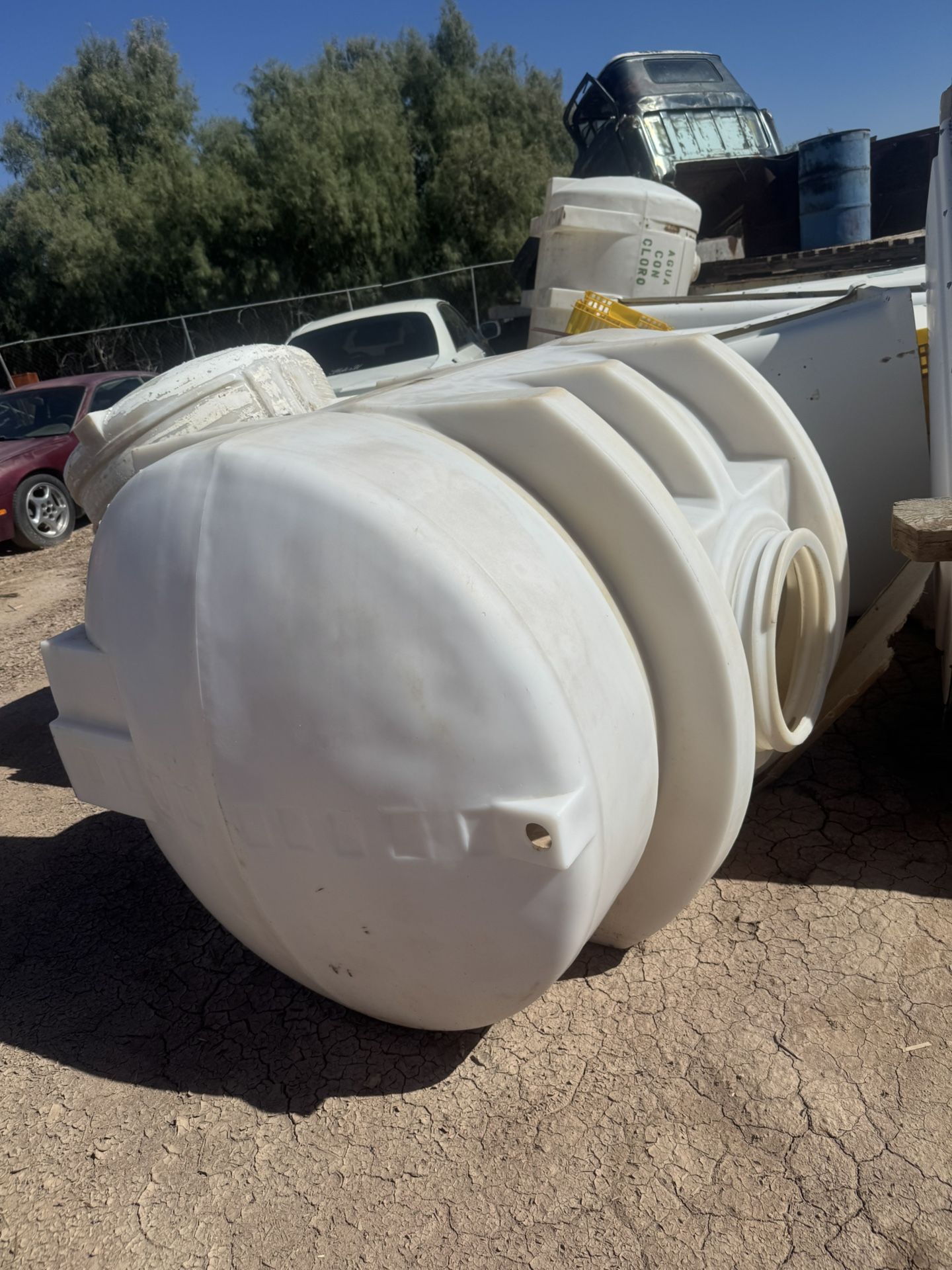 Water Tank And Portal Potty. Free