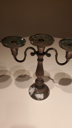 Heavy metal candle holders