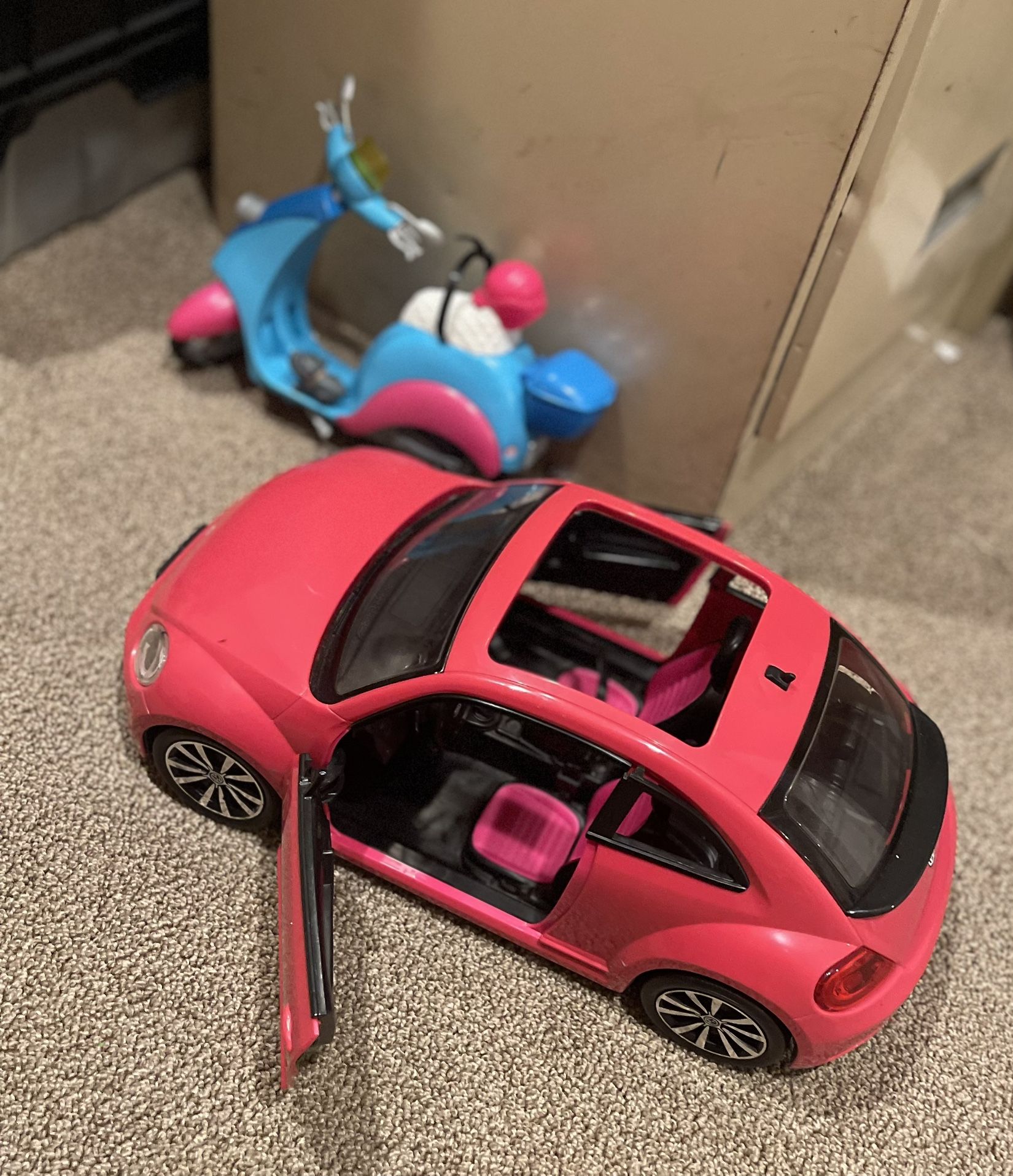 Barbie VW and Vespa