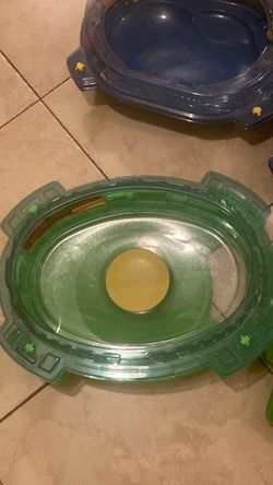 Beyblade Arenas and some  beyblades
