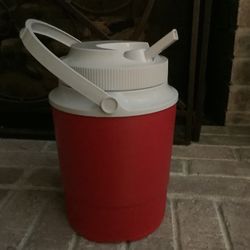 New Never Used Vintage Gott 1502 Rubbermaid Insulted Thermal 1/2 Gallon Water Cooler Jug