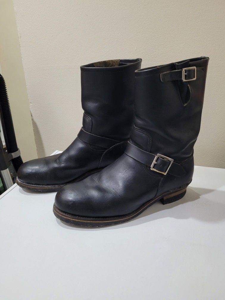 Vintage Red Wing Moto Boots