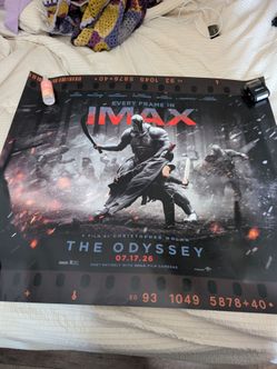Christopher Nolan's 70MM IMAX collectible Movie Poster: The Odyssey