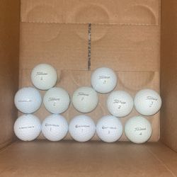 12 Premium Tour Golf Balls (Titleist AVX & TaylorMade)