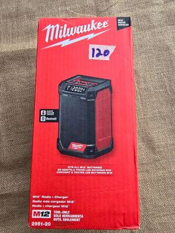 Milwaukee m12 Bluetooth radio RADIO ONLY