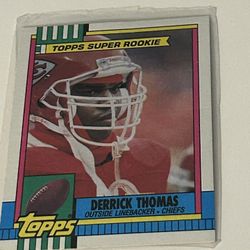 DERRICK THOMAS ROOKIE CARD KC CHIEFS