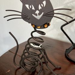 Felix the Spooky Cat A Partylite Candle Holder