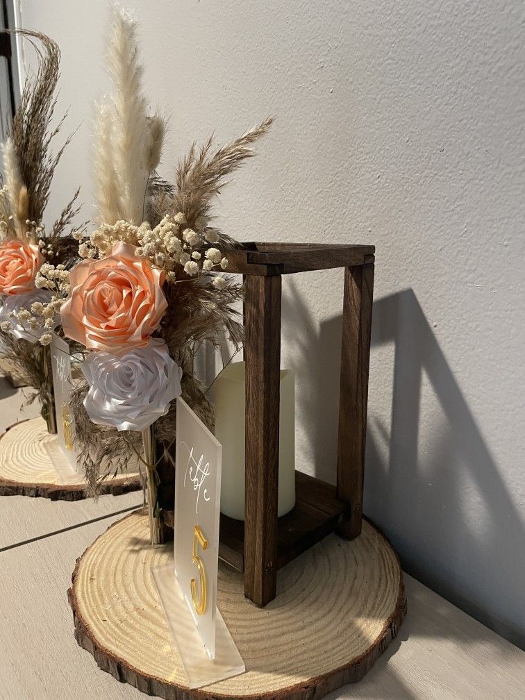 Wooden Rustic Centerpieces (18)