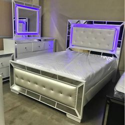 New 4pc Bedroom Set In Box Buy Now Pay Later $39 Down No Credit Needed 