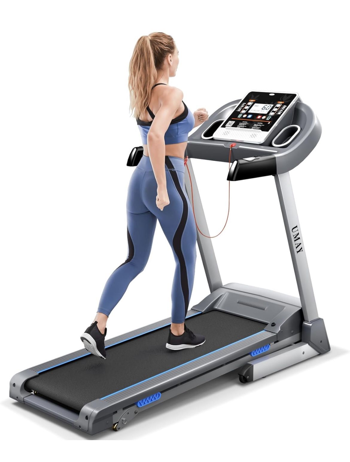 UMAY Portable And Foldable Treadmill With Bluetooth 