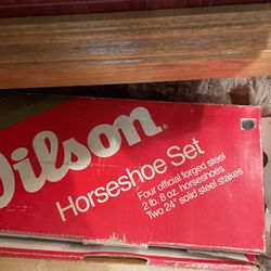 Wilson Antique Horseshoe Set Forged Steel