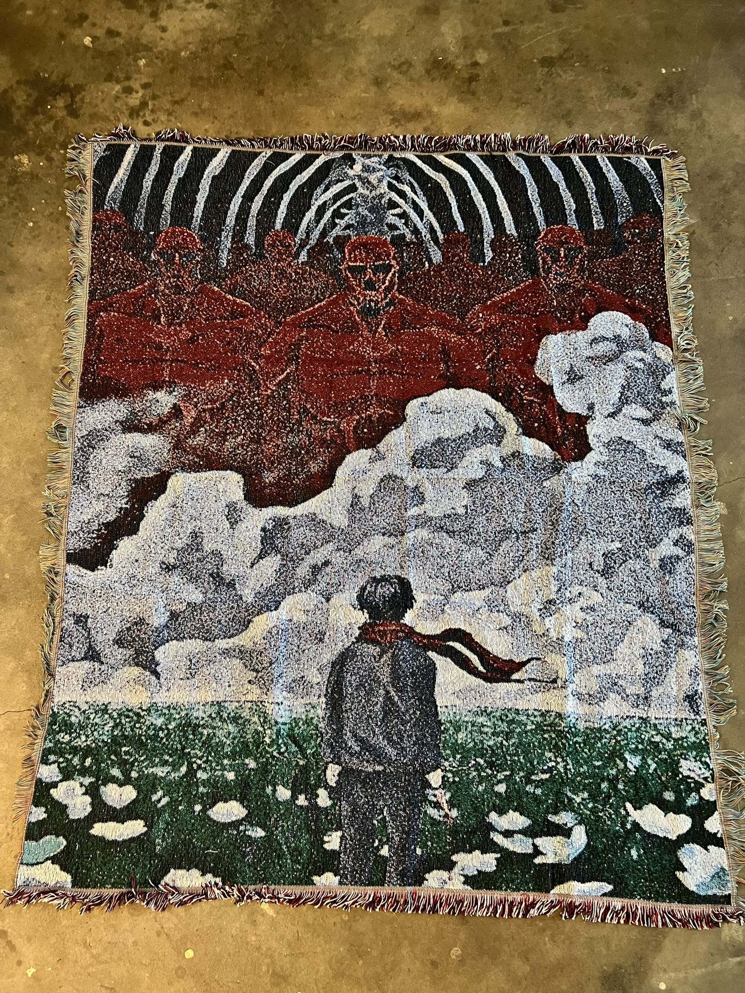 Attack On Titan Anime Woven Tapestry/Rug/Blanket