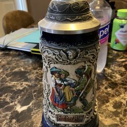 German beer stein