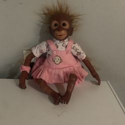 Limited Edition Monkey Reborn Doll Silicone 
