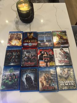 12 Blu-ray movies