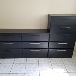 ✨BLACK DRESSER AND CHEST