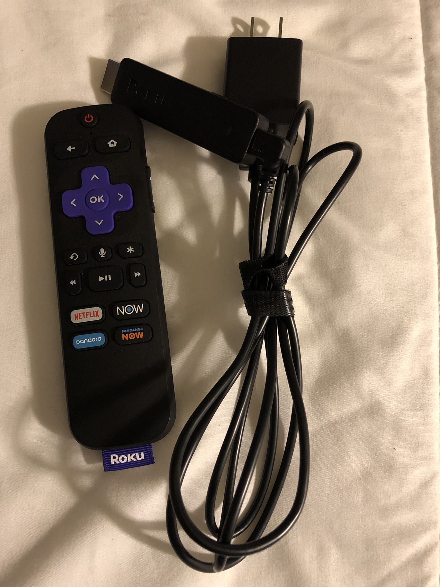 Roku streaming stick with voice control