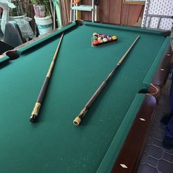"Hollywood Billiards" 8. ‘ Pool Table 