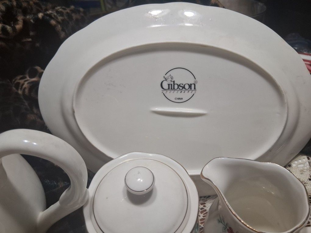 Vintage Gibson Holiday China 