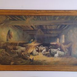 Large Antique Painting 