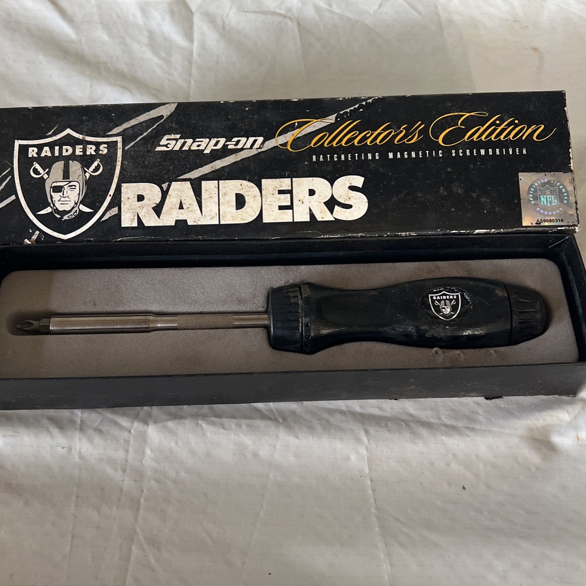 Snap On Ratcheting, Magnetic Screwdriver, Raiders