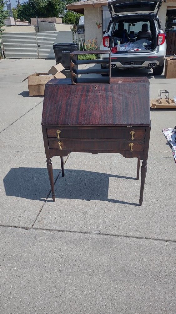 Vintage Antique Secretary Desk