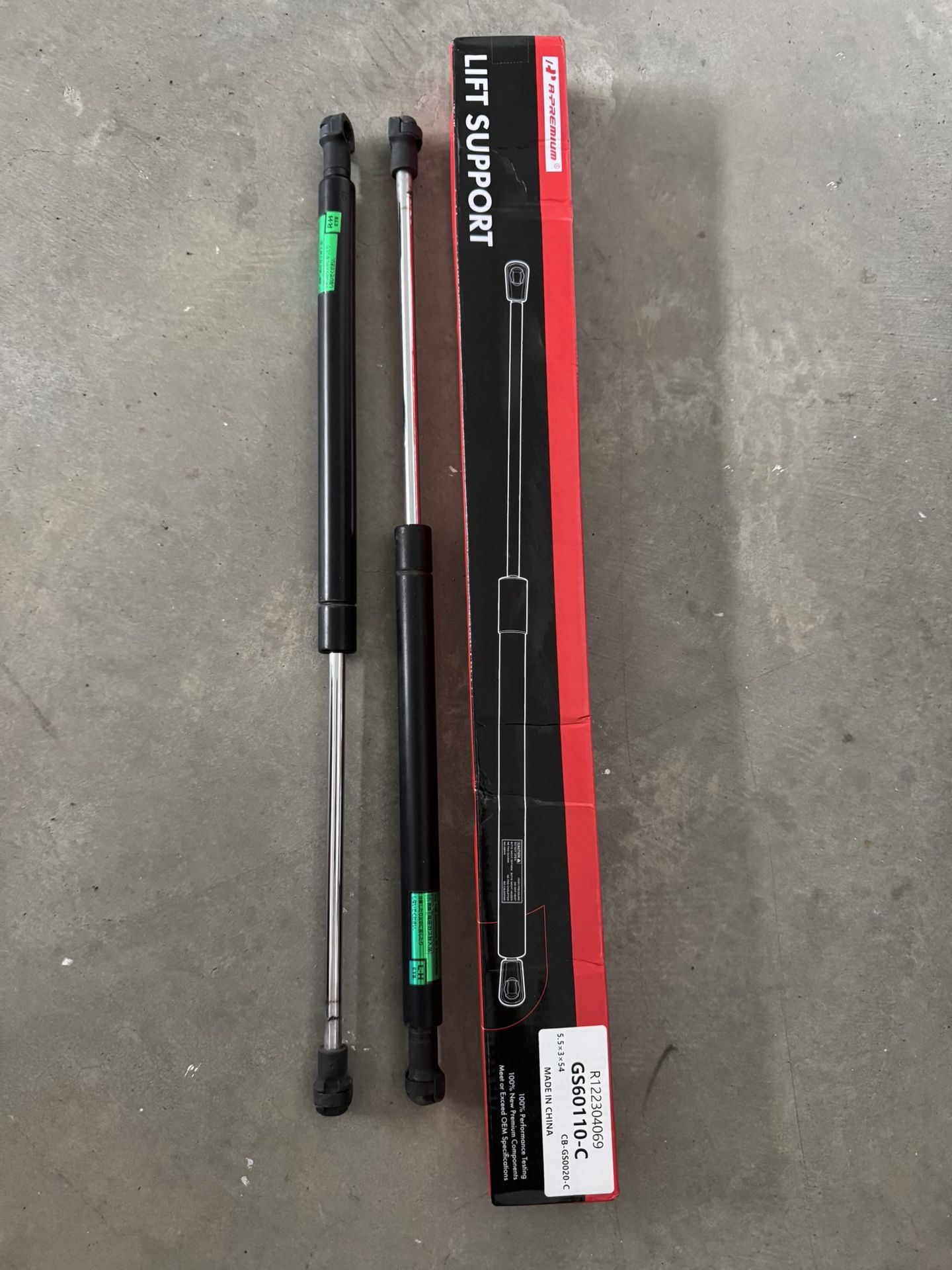 Scion xD Liftgate Rear Hatch Supports Brand New