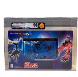 VGA 90 NM+/MT Nintendo 3DS XL Pokemon X and Y Blue Handheld Game Console System USA Seller