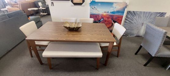 Mid-century modern 6pc dining set