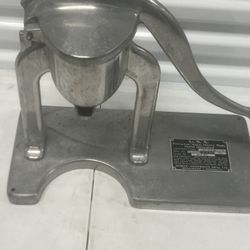 Vintage 1951 Hand Press Juice Extractor Juicer USA Strite-Anderson MIL-E2053