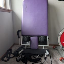 Aero Pilates machine  with rebounder and bar 