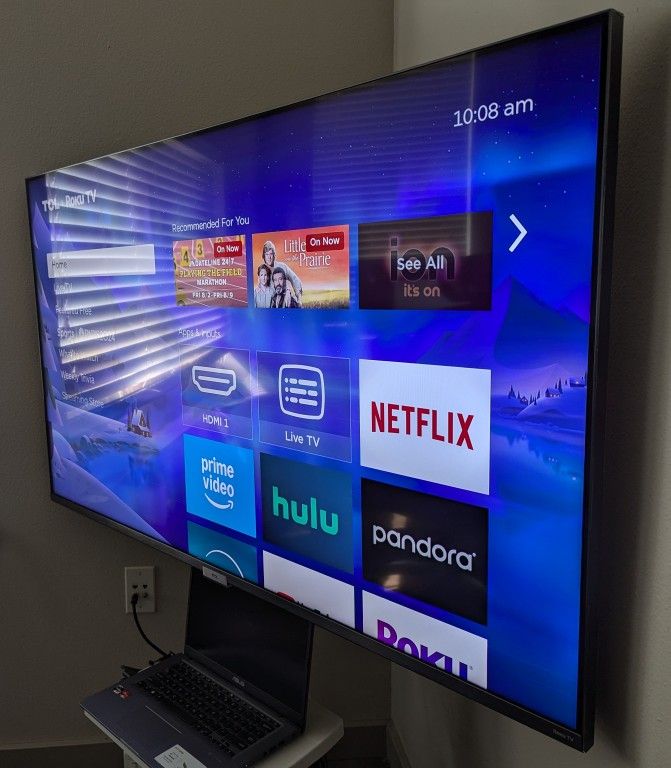 55" Mini-LED 4K Smart Roku TV + FREE 200-Mile HD Antenna - Cut the Cord in Style!