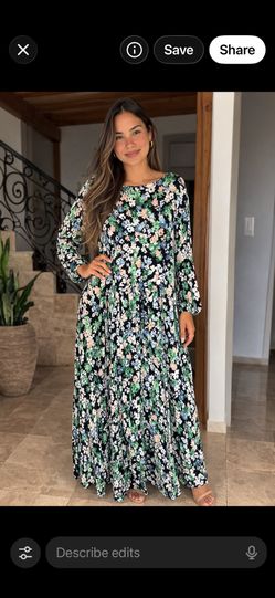 New Maxi Dress  Size Large 