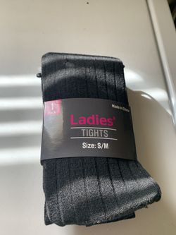 Ladies black tights sz s/m