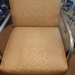 Retro Vintage Couch  And Matching Side Chair 