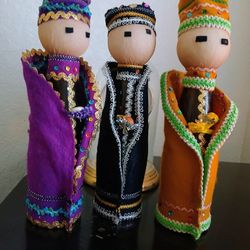 Vintage Christmas Decor - 3 Wise Men