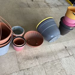 Assorted Planter Buckets 