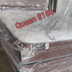 New Queen Pillow Top 