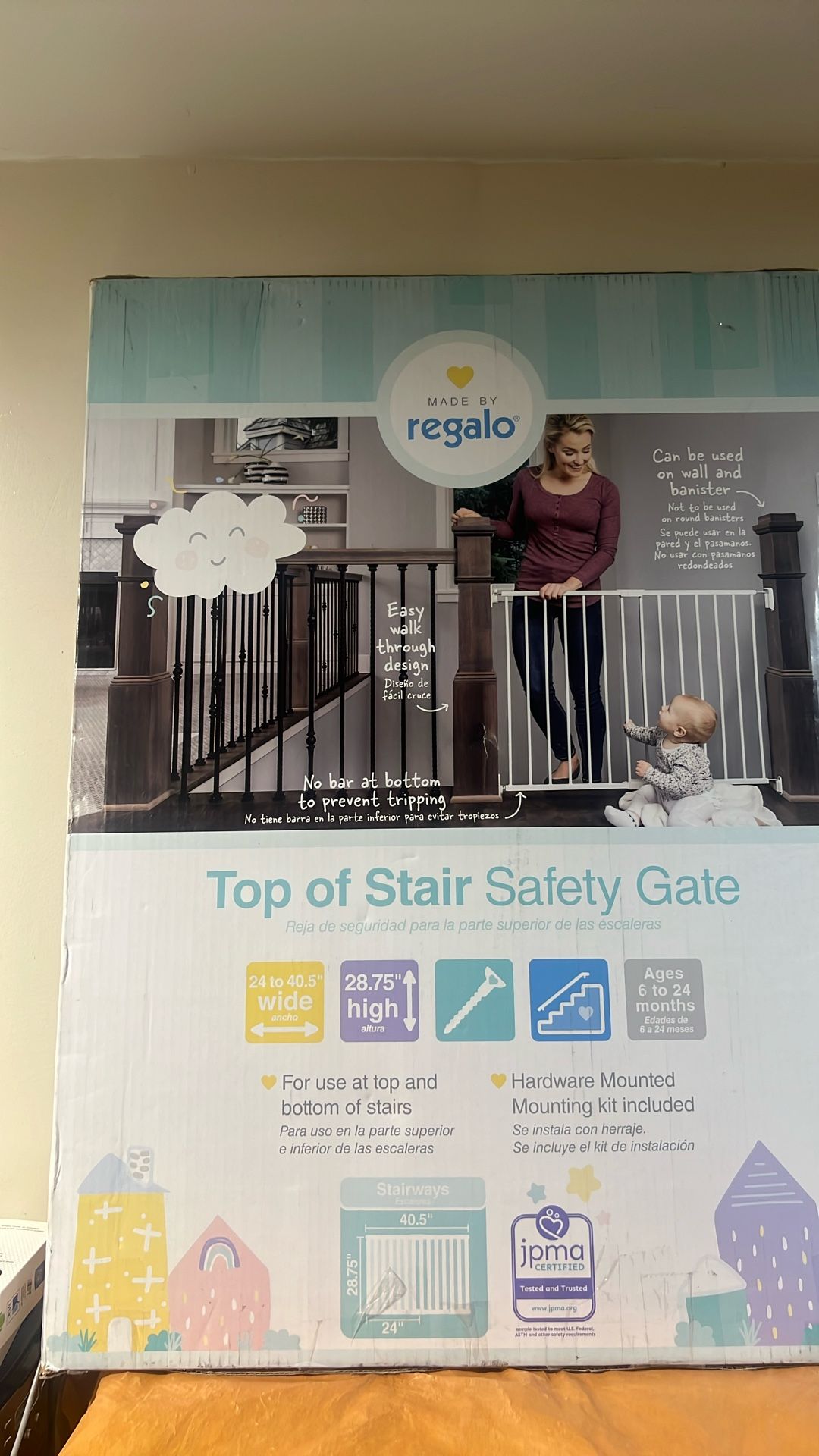 Baby safety gate