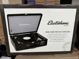 Electrohome Archer Turntable Stereo New Never Used 