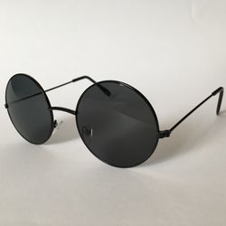 Aesthetics Sunglasses Round Black