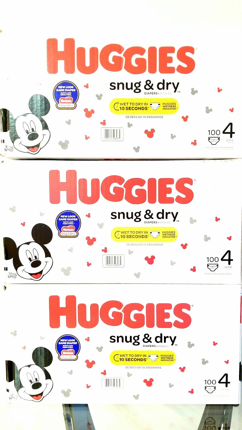 Huggies Snug & Dry 100ct Size 4